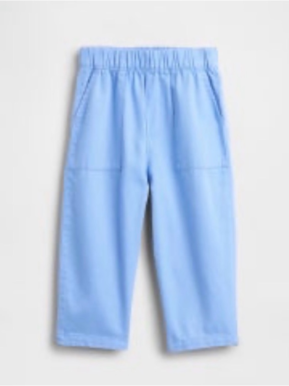 GAP Light Blue Elastic-Waist Kids Pants
